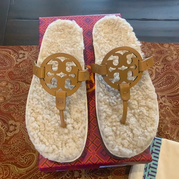 Tory Burch Shoes Tory Burch Miller Cloud Shearling Leather